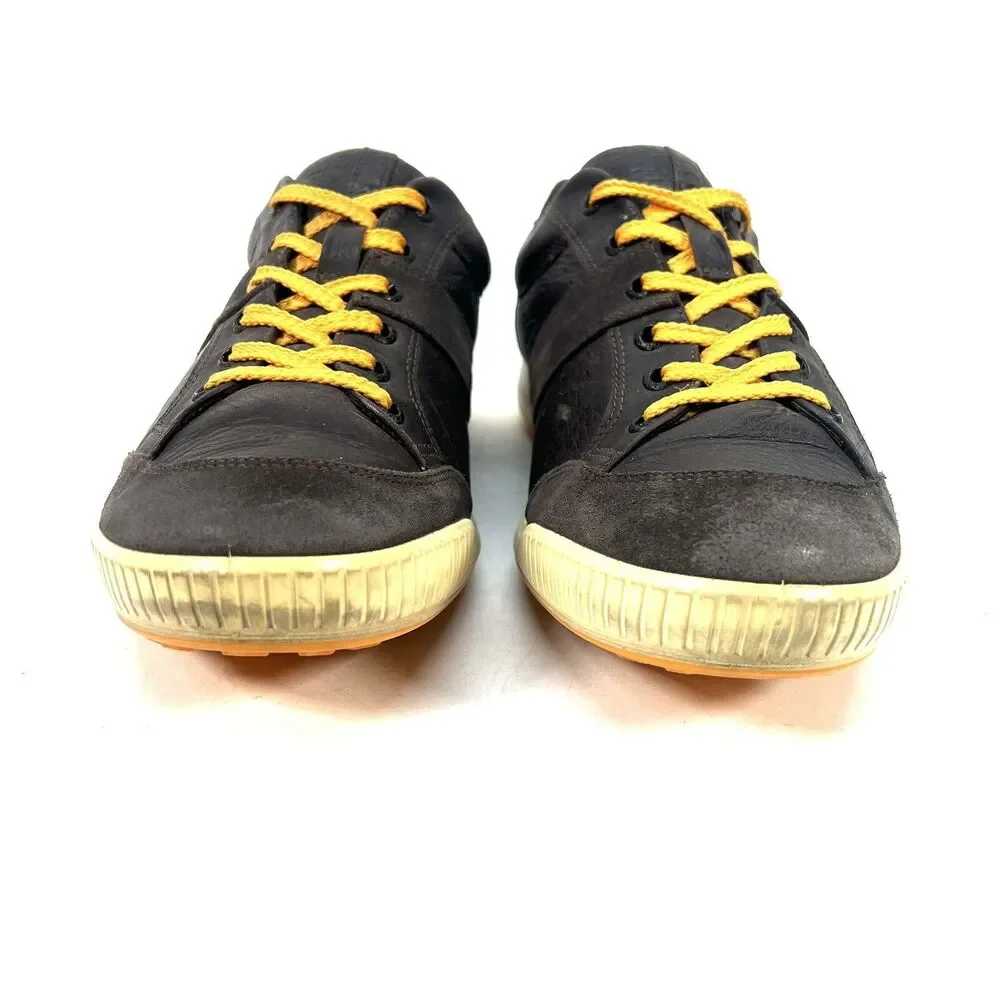 Ecco Mens EUR 44, US 11.5-12 Street Premier Spikeless Golf Shoes Brown Leather